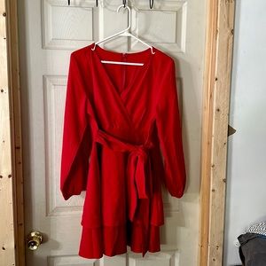 Boutique red cocktail dress
